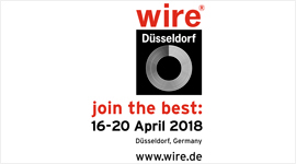 Wire Dusseldorf 2018 杜塞道夫線纜材展