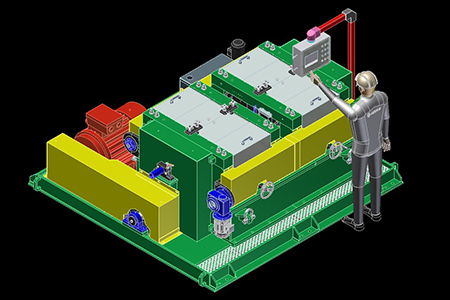 FOUR ROLLER STRAIGHTENIING MACHINE