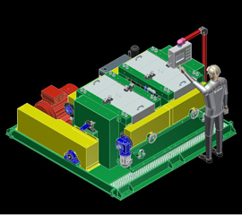 FOUR ROLLER STRAIGHTENIING MACHINE